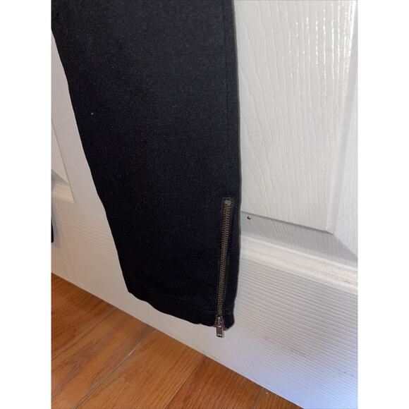 Eileen Fisher Equestrian Ponte Black Slim Zip Ankle Pants Petite PP - Picture 4 of 6